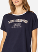 T-shirt damski Lee Cooper Script Flowers-1145 M Granatowy (5905991728948) - obraz 3