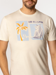 T-shirt męski z nadrukiem bawełniany Lee Cooper Sea-1160 2XL Jasnożółty (5905991726524) - obraz 3