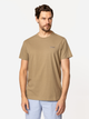 T-shirt męski basic bawełniany Lee Cooper Simple-1180 2XL Khaki (5905991726791) - obraz 2