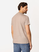 T-shirt męski basic bawełniany Lee Cooper Simple-1180 S Beżowy (5905991726876) - obraz 2
