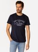 Футболка бавовняна довга чоловіча Lee Cooper Slog1-1160 2XL Темно-синя (5905991735649) - зображення 3