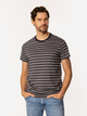 T-shirt męski w paski bawełniany Lee Cooper Stripes2-4180 L Szary (5905991727491) - obraz 3