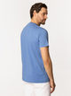 Футболка бавовняна довга чоловіча Lee Cooper Summer-1145 2XL Синя (5905991727644) - зображення 2