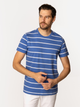 T-shirt męski w paski bawełniany Lee Cooper Stripes1-4180 M Niebieski (5905991727446) - obraz 3