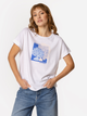 T-shirt damski z nadrukiem bawełniany Lee Cooper Trees-1160 L Biały (5905991729297) - obraz 1