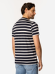 Футболка бавовняна довга чоловіча Lee Cooper Stripes3-4180 M Темно-синя (5905991727538) - зображення 2