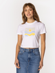 T-shirt damski z nadrukiem bawełniany Lee Cooper Sun-1160 S Błękitny (5905991729365) - obraz 3