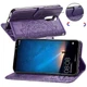 Кожаный чехол-книжка Epik Art Case с визитницей для Huawei Mate 10 Lite Фиолетовый - изображение 4