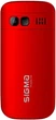 Кнопочный телефон Sigma mobile Comfort 50 EASY (CF115) TYPE-C красный - изображение 2