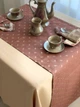 Комплект для кухни Firanka Зерна кофе cкатерть 150х150см 1шт ранер 40х180см 1шт рукавица и прихватка коричневвый с бежевым тефлон (11_2с) - изображение 5