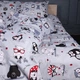 Пододеяльник MirSon Бязь 17-0672 Silver Owlets 175х210 (2200010182750) - изображение 3