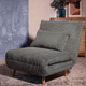 Sofa HOMLA Solace 1-osobowa z funkcją spania 83 x 91 x 84 cm Grey (5904183871639) - obraz 11