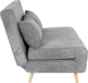 Sofa HOMLA Solace 2-osobowa z funkcją spania 140 x 91 x 84 cm Grey (5904183871653) - obraz 3