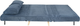 Sofa HOMLA Solace 2-osobowa z funkcją spania 140 x 91 x 84 cm Dark Blue (5904183871677) - obraz 4