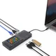 Док-станция USB C, 8-в-1 концентратор типа C для ноутбука с мультимедийным интерфейсом 4K HD, порты Ethernet 100 Вт Power Delivery, порты USB C, USB 3.0 - изображение 5