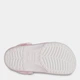 Детские кроксы-сабо для девочки Crocs Classic Duke Print Clog T 210008-6WY 22-23 Розовые (1962656788086) - изображение 6