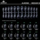 Гелевые типсы для наращивания ногтей Designer M12 Almond (миндаль, средние), 240 шт - изображение 2