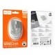 Беспроводная мышь HOCO GM34 Nuevo dual-mode business wireless mouse, BT5.2, BT3.0, 2.4G, 800-1600DPI, white-grey - изображение 3