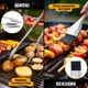 Набір інструментів для гриля та барбекю VIKING CREATE 5 in 1 BBQ Tools Set (СС-028) - зображення 5