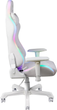 Fotel gamingowy Deltaco GAM-080 RGB LED White (7333048046826) - obraz 3