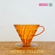 Пуровер Hario V60 02 Honey Yellow пластиковый на 1-4 чашки - изображение 3
