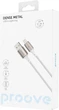 Кабель Proove Dense Metal USB Type-A to Lightning 2.4 A 1 м White (504960003) - изображение 5