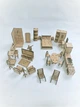 Комплект мебели в дом кукольный для девочек 32 шт 100-303 - изображение 1