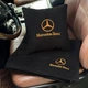Флісовий набір плед з подушкою Mercedes, чорний з помаранчовою ниткою, AUTO COMFORT - зображення 1