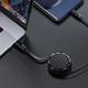 Кабель Acefast C13-03 USB 2.0 Type-C M-M 0.8м 60W 3A dual retraction Black (6974316280132) - зображення 6
