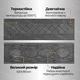 Плита чугунная для печи Булат 620х190 мм глухая с узором - изображение 2