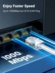 Роз'єм RJ45 конектор UGREEN NW120 Cat 6 Ethernet RJ45 8P8C 50 шт прозорий (50962) - зображення 6