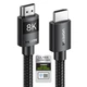 Кабель UGREEN HDMI 2.1 [Certified Ultra High Speed HDMI] 48Gbps 8K@60Hz 4K@240Hz 2м чорний (40180) - зображення 1