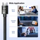 Кабель UGREEN HDMI 2.1 [Certified Ultra High Speed HDMI] 48Gbps 8K@60Hz 4K@240Hz 2м чорний (40180) - зображення 9