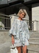 Платье Jadone Fashion Мираж XS-S голубое - изображение 7