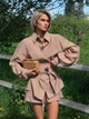 Костюм с шортами Jadone Fashion Солт M мокко - изображение 4
