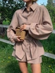 Костюм с шортами Jadone Fashion Солт M мокко - изображение 6