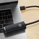 Адаптер Baseus Lite Series Ethernet Adapter USB-A to RJ45 LAN Port (1000Mbps) WKQX000101 Black - изображение 5