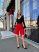 Fashions • Жіночі шорти-бермуди Сідней Fashions 58-60 червоний (5810-бу) - зображення 2