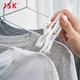 Прищепки для вешалок JSK 5 шт. Белые (J30013) - изображение 3