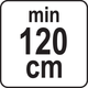 Łata niwelacyjna Yato teleskopowa 1.2-5 m, 5 sekcji (YT-30492) - obraz 4