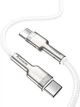 Кабель Baseus Cafule Metal USB-C – USB-C 2 м 100W білий (CATJK-D02) - зображення 4
