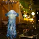 Подвесной светильник-фонарь 22×55 см на батарейках в виде Медузы Jellyfish Lamp - изображение 1