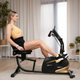 Горизонтальный велотренажер Hop-Sport HS-045L Volt магнитный золотистый - изображение 4