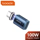 Магнитный адаптер Toocki PD 100Вт Type C – Type C с конектором 11PIN Быстрая зарядка Передача даних - изображение 1
