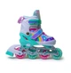 Раздвижные ролики Scale Sports размер 34-37 (светящиеся колеса). Rainbow Tiffani (788705955) - изображение 3