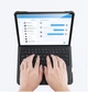 Чохол клавіатура для планшета DUX DUCIS Bluetooth Keyboard Touchpad для Apple iPad Pro 12.9'' (2020/2021) Black - зображення 6
