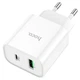 Мережевий зарядний пристрій HOCO C80A PD20W / QC3.0, White - зображення 3