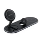 Беспроводное зарядное устройство ACEFAST E19 Qi2 desktop 3-in-1 wireless charging holder, Black - изображение 1