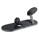 Беспроводное зарядное устройство ACEFAST E19 Qi2 desktop 3-in-1 wireless charging holder, Black - изображение 5