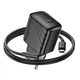Сетевое зарядное устройство HOCO CS24A Puerto single-port PD25W / QC3.0 cable Type-C to Type-C, Black - изображение 6